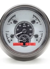 Dakota Digital MHX-51F-S-R Silver Alloy System 6.904"x6.69" for Custom Metric Builds                                     - MHX-51F-S-R - Image 3