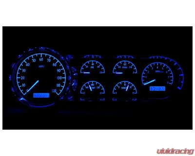 Dakota Digital Black Alloy MHX System for Chevrolet 1953-1954 Custom Build - MHX-53C-K-B