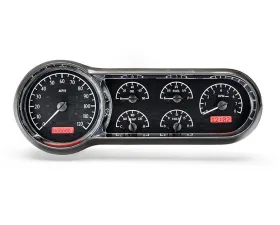 Dakota Digital Black Alloy MHX System for 1953-1954 Chevrolet Custom Build MHX-53C-K-R