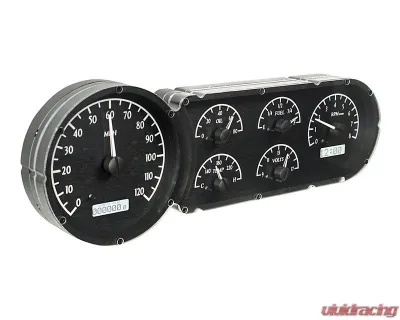 Dakota Digital Black Alloy MHX System for Chevrolet 1953-1954 Custom Build MHX-53C-K-W - MHX-53C-K-W