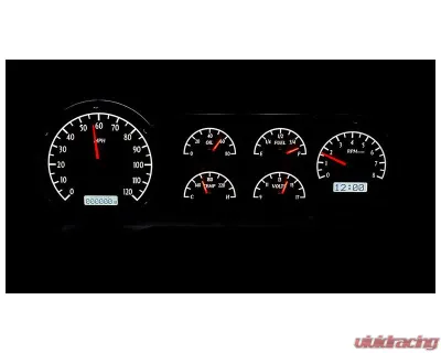 Dakota Digital Black Alloy MHX System for Chevrolet 1953-1954 Custom Build MHX-53C-K-W - MHX-53C-K-W