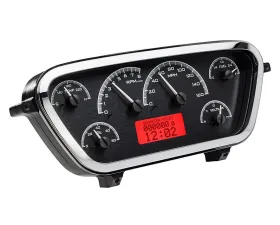 Dakota Digital Black Alloy MHX System for 1953-1955 Ford F100 Custom Build MHX-53F-PU-K-R