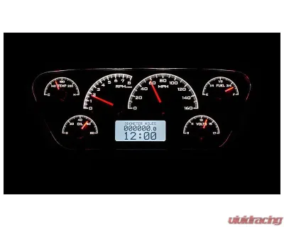 Dakota Digital Black Alloy MHX System for Ford F100 1953-1955 Custom Build - MHX-53F-PU-K-W