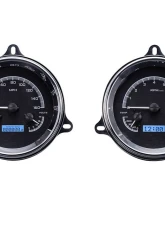 Dakota Digital 6.40" Black Alloy MHX System Metric Custom Build for Select Vehicles                                     - MHX-54C-PU-K-B - Image 3