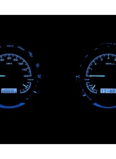 Dakota Digital 6.40" Black Alloy MHX System Metric Custom Build for Select Vehicles                                     - MHX-54C-PU-K-B - Image 2