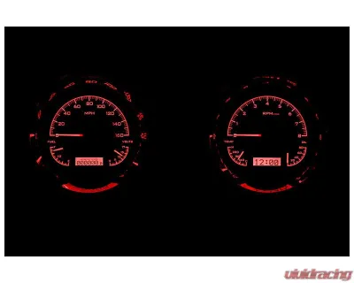 Dakota Digital 6.40" Black Alloy MHX System Metric Custom Build MHX-54C-PU-K-R - MHX-54C-PU-K-R