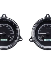 Dakota Digital 6.40" Black Alloy MHX System Metric Custom Build for MHX-54C-PU-K-W                                     - MHX-54C-PU-K-W - Image 4