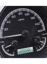 Dakota Digital 6.40" Black Alloy MHX System Metric Custom Build for MHX-54C-PU-K-W                                     - MHX-54C-PU-K-W - Image 2