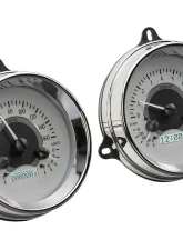 Dakota Digital MHX-54C-PU-S-W 6.40" Silver Alloy Metric Custom Build System                                     - MHX-54C-PU-S-W - Image 3