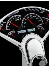 Dakota Digital Black Alloy MHX System for 1955-1956 Chevrolet Custom Build                                     - MHX-55C-K-W - Image 3