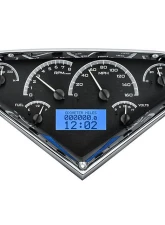 Dakota Digital MHX-55C-PU-K-B 12.60"x6.20" Black Alloy Metric Custom Build System                                     - MHX-55C-PU-K-B - Image 4