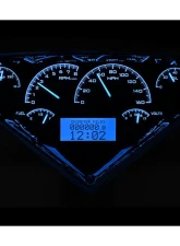 Dakota Digital MHX-55C-PU-K-B 12.60"x6.20" Black Alloy Metric Custom Build System                                     - MHX-55C-PU-K-B - Image 3