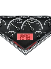 Dakota Digital MHX-55C-PU-K-R 12.60"x6.20" Black Alloy Metric Custom Build System                                     - MHX-55C-PU-K-R - Image 2