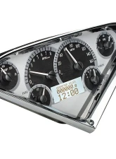 Dakota Digital MHX-55C-PU-S-W 12.60"x6.20" Silver Alloy Metric Custom Build                                     - MHX-55C-PU-S-W - Image 2