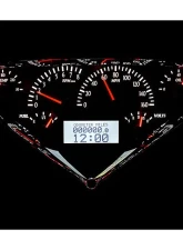 Dakota Digital MHX-55C-PU-S-W 12.60"x6.20" Silver Alloy Metric Custom Build                                     - MHX-55C-PU-S-W - Image 3