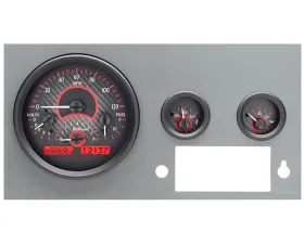 Dakota Digital Carbon Fiber MHX System for Jeep 1955-1986, Model MHX-55J-C-R