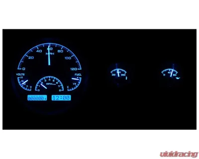 Dakota Digital Black Alloy MHX System for Jeep 1955-1986, Custom Carbon Build - MHX-55J-K-B