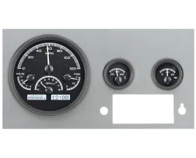 Dakota Digital Black Alloy MHX System for Jeep 1955-1986, Custom Carbon Build