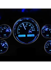 Dakota Digital Black Alloy MHX System for 1956 Ford Custom Build, Metric Fitment                                     - MHX-56F-K-B - Image 2