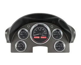 Dakota Digital Black Alloy MHX System for 1956 Ford Custom Build, MHX-56F-K-R