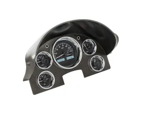 Dakota Digital Black Alloy MHX System for 1956 Ford Custom Build, Metric Fitment