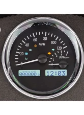 Dakota Digital Black Alloy MHX System for 1956 Ford Custom Build, Metric Fitment                                     - MHX-56F-K-W - Image 2