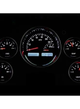 Dakota Digital Black Alloy MHX System for 1956 Ford Custom Build, Metric Fitment                                     - MHX-56F-K-W - Image 3