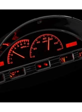 Dakota Digital Black Alloy MHX System for 1956 Ford F-100, Custom Build, Metric                                     - MHX-56F-PU-K-R - Image 3