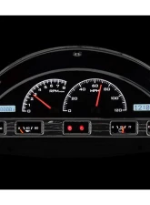 Dakota Digital Black Alloy MHX System for 1956 Ford F-100, Custom Build, Metric Fitment                                     - MHX-56F-PU-K-W - Image 2