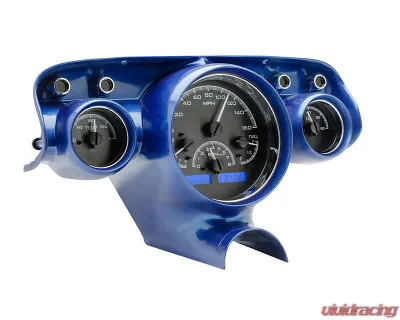 Dakota Digital Black Alloy MHX System for 1957 Chevrolet Metric Custom Build MHX-57C-K-B - MHX-57C-K-B