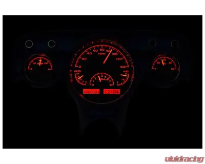 Dakota Digital Black Alloy MHX System for 1957 Chevrolet Custom Build MHX-57C-K-R - MHX-57C-K-R