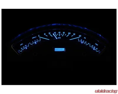 Dakota Digital Black Alloy MHX System for 1957 Ford Custom Build Metric Fitment - MHX-57F-K-B