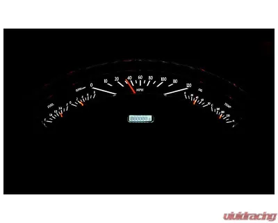 Dakota Digital Black Alloy MHX System for 1957 Ford Custom Build MHX-57F-K-W - MHX-57F-K-W