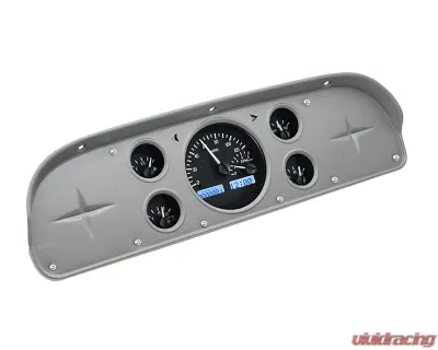 Dakota Digital Black Alloy MHX System for Ford 1957-1960 Custom Build Metric - MHX-57F-PU-K-B