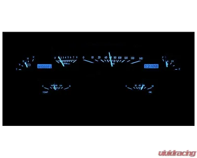 Dakota Digital Black Alloy MHX System for 1958 Chevrolet Impala Custom Build MHX-58C-IMP-K-R - MHX-58C-IMP-K-R