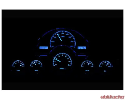 Dakota Digital Black Alloy MHX System for Chevrolet 1958-1962 Custom Build MHX-58C-VET-K-B - MHX-58C-VET-K-B