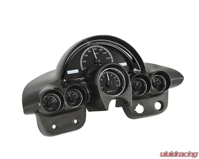Dakota Digital Black Alloy MHX System for 1958-1962 Chevrolet Custom Build - MHX-58C-VET-K-R