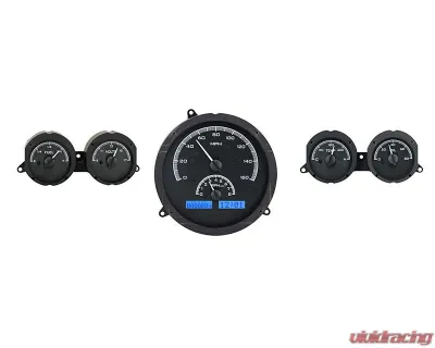 Dakota Digital Black Alloy MHX System for 1959-1960 Chevrolet Custom Build - MHX-59C-IMP-K-B