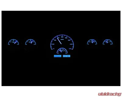 Dakota Digital Black Alloy MHX System for 1959-1960 Chevrolet Custom Build - MHX-59C-IMP-K-B