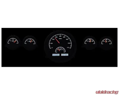 Dakota Digital Black Alloy MHX System for 1959-1960 Chevrolet Custom Build - MHX-59C-IMP-K-W