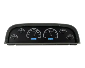 Dakota Digital Black Alloy MHX System for Chevrolet 1960-1966, Custom Build, Metric Fitment