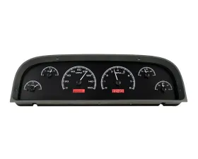 Dakota Digital Black Alloy MHX System for Chevrolet 1960-1966, Custom Build, Metric Fitment