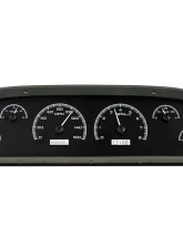 Dakota Digital Black Alloy MHX System for Chevrolet 1960-1966, Custom Build, Metric                                     - MHX-60C-PU-K-W - Image 3