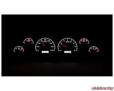 Dakota Digital Black Alloy MHX System for Chevrolet 1960-1966, Custom Build, Metric - MHX-60C-PU-K-W