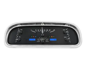 Dakota Digital Black Alloy MHX System for Ford 1960-1963, Custom Build, Metric Size