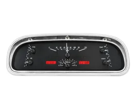 Dakota Digital Black Alloy MHX System for 1960-1963 Ford Custom Build, Metric Size