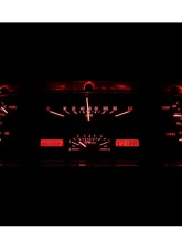 Dakota Digital Black Alloy MHX System for 1960-1963 Ford Custom Build, Metric Size                                     - MHX-60F-FAL-K-R - Image 2