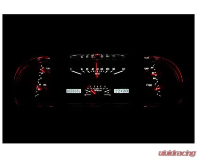 Dakota Digital Black Alloy MHX System for Ford 1960-1963, Custom Build, Metric Fitment - MHX-60F-FAL-K-W