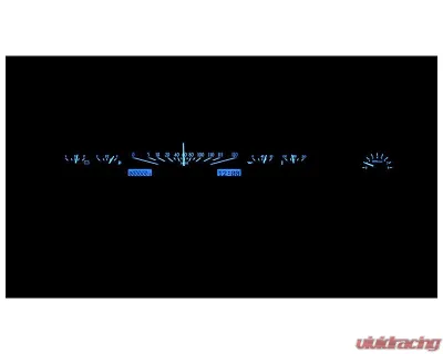 Dakota Digital Black Alloy MHX System for 1960 Ford Galaxie, Custom Build, Metric Design - MHX-60F-GAL-K-B