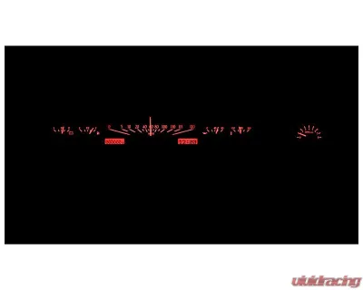 Dakota Digital Black Alloy MHX System for 1960 Ford Galaxie, Custom Build, Metric Fitment - MHX-60F-GAL-K-R